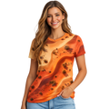 Women's Exclusive AOP T-Shirt Dress – Graphic Print | Wowshopy