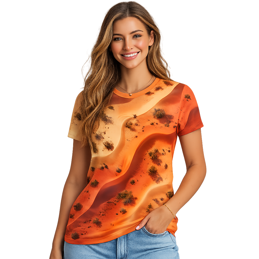 Women's Exclusive AOP T-Shirt Dress – Graphic Print | Wowshopy